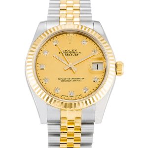 Rolex Datejust Lady 178273 Ladies 31 Mm Steel & Yellow Gold Case Automatic Movement