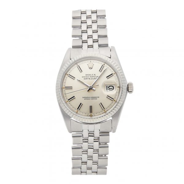 Men Dial Silver Rolex Datejust 1601 Mechanical Automatic