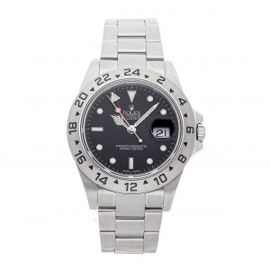 Casual Men Rolex Explorer Ii 16570 Dial Black Stainless Steel