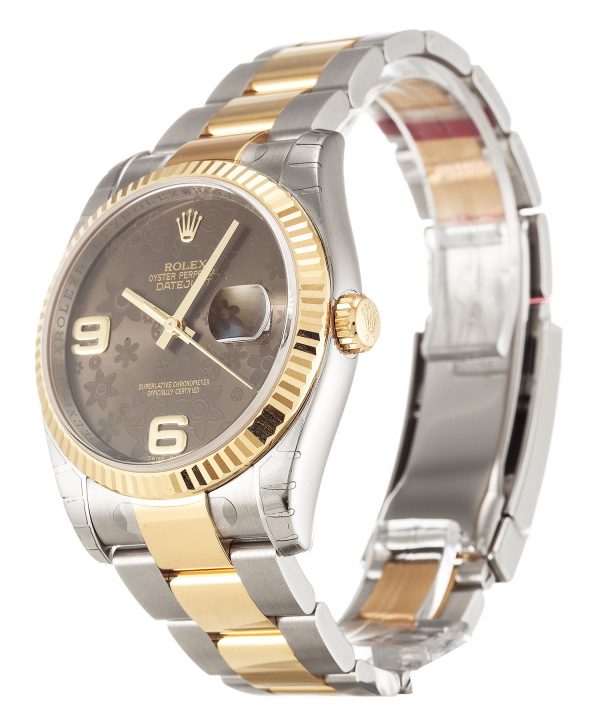 Rolex Datejust 116233 Mens 36 Mm Steel & Yellow Gold Case Automatic Movement - Image 2