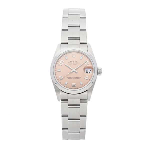 Casual Ladies Rolex Datejust 78240 Dial Pink Stainless Steel