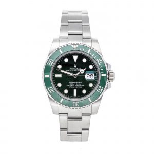 Men Dial Green Rolex Submariner Hulk 116610lv Case 40mm Stainless Steel