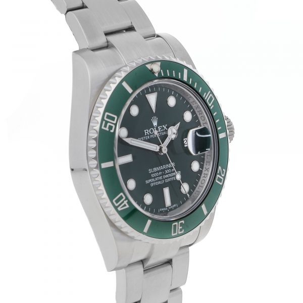Casual Men Rolex Submariner Hulk 116610lv Dial Green Mechanical Automatic - Image 4
