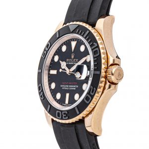 Men Rolex Yacht-master 116655 Dial Black Mechanical Automatic