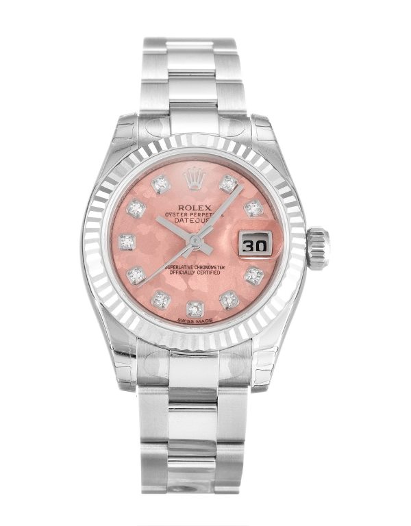 Rolex Datejust Lady 179174 Ladies 26 Mm Steel Case Automatic Movement