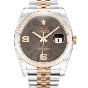 Rolex Datejust 116231 Unisex 36 Mm Steel & Rose Gold Case Automatic Movement