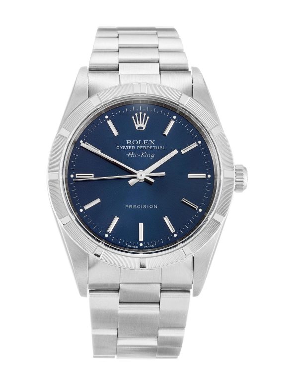 Rolex Air-king 14010m Unisex 34 Mm Steel Case Automatic Movement