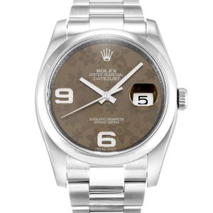 Rolex Datejust 116200 Unisex 36 Mm Steel Case Automatic Movement