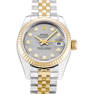 Rolex Datejust Lady 179173 Ladies 26 Mm Steel & Yellow Gold Case Automatic Movement