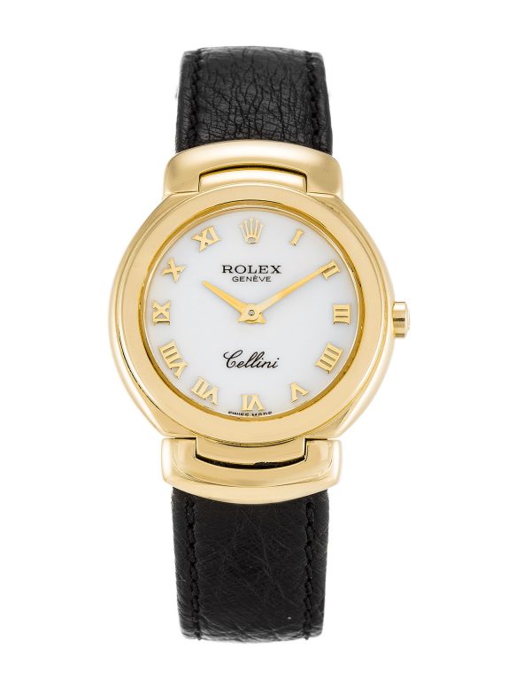 Rolex Cellini Aug-21 Ladies 26 Mm Yellow Gold Case Quartz Movement