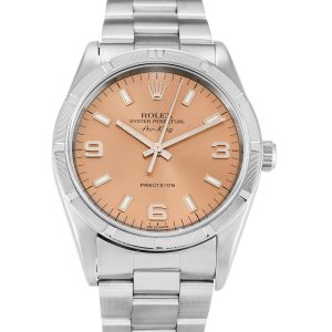 Rolex Air-king 14010m Unisex 34 Mm Steel Case Automatic Movement