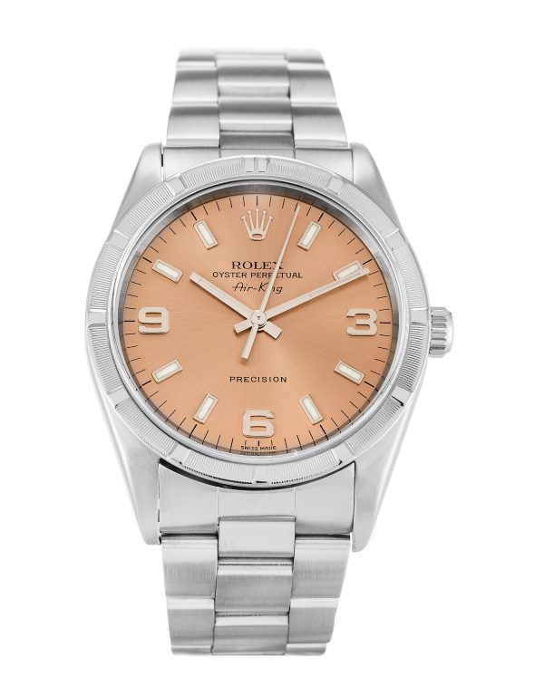 Rolex Air-king 14010m Unisex 34 Mm Steel Case Automatic Movement