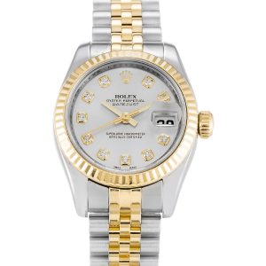 Rolex Datejust Lady 179173 Ladies 26 Mm Steel & Yellow Gold Case Automatic Movement