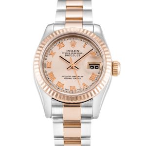 Rolex Datejust Lady 179171 Ladies 26 Mm Steel & Rose Gold Case Automatic Movement