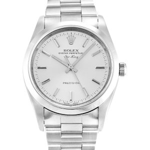 Rolex Air-king 14000m Unisex 34 Mm Steel Case Automatic Movement