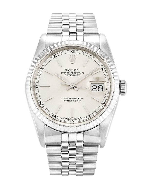 Rolex Datejust 16234 Mens 36 Mm Steel Case Automatic Movement