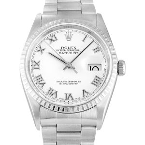 Rolex Datejust 16220 Mens 36 Mm Steel Case Automatic Movement