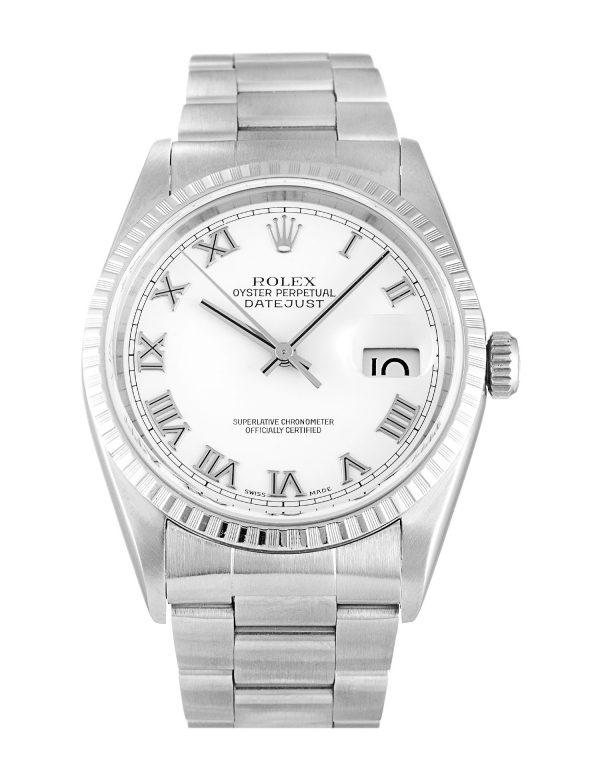 Rolex Datejust 16220 Mens 36 Mm Steel Case Automatic Movement