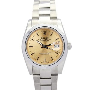 Rolex Datejust 16013 Mens 36 Mm Steel & Yellow Gold Case Automatic Movement