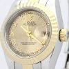 Rolex Datejust Lady 179163 Ladies 26 Mm Steel & Yellow Gold Case Automatic Movement - Image 3