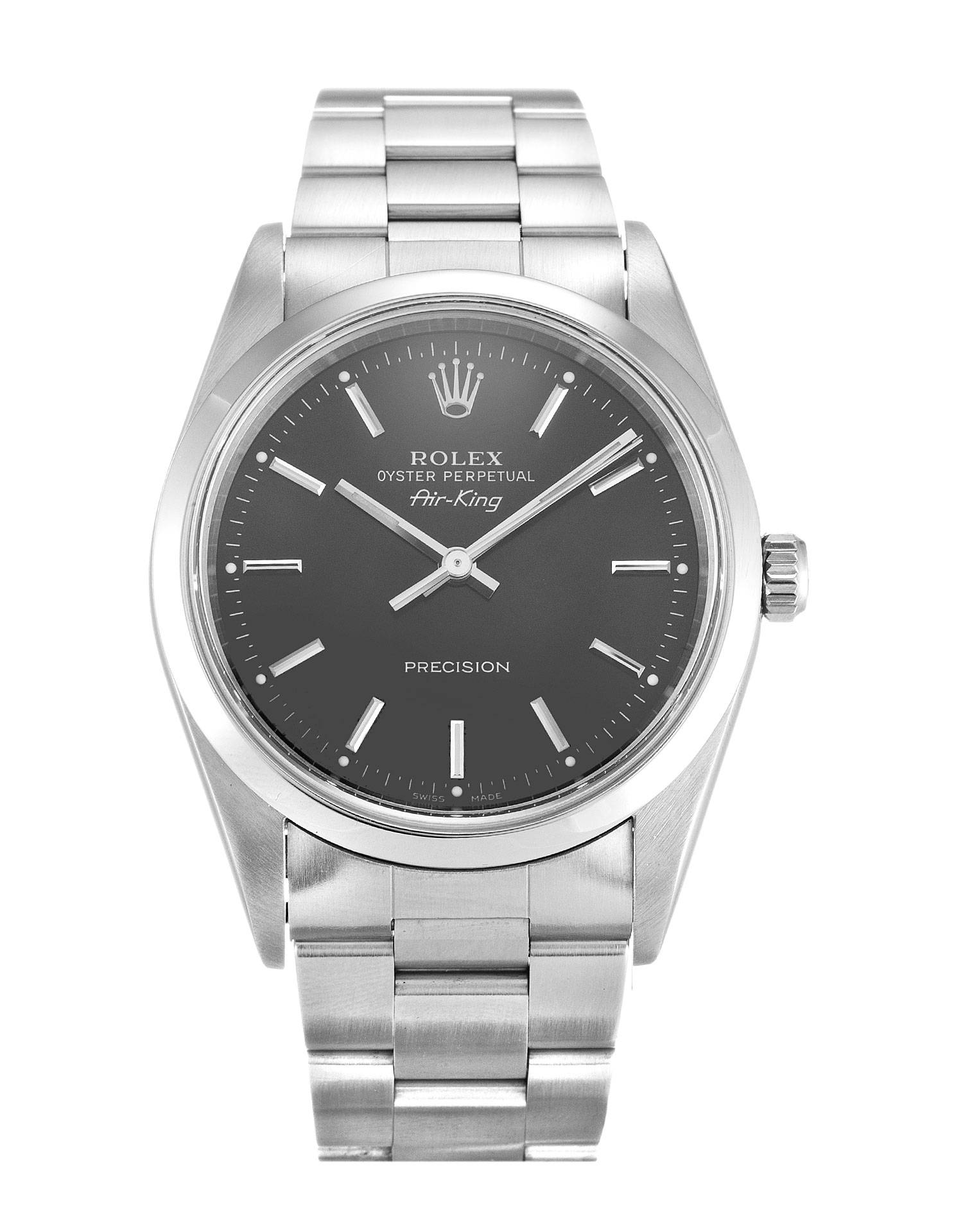 Rolex Air-king 14000 Unisex 34 Mm Steel Case Automatic Movement