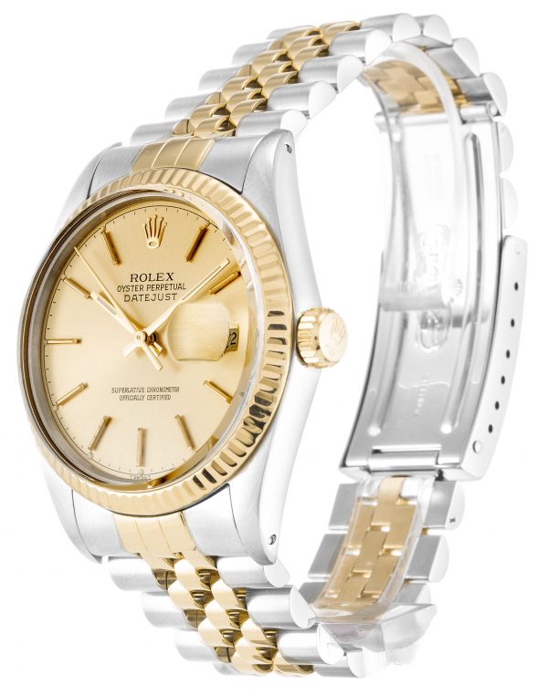 Rolex Datejust 16013 Mens 36 Mm Steel & Yellow Gold Case Automatic Movement - Image 2