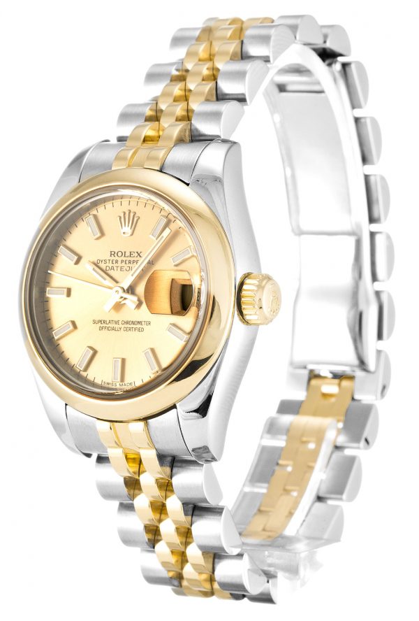 Rolex Datejust Lady 179163 Ladies 26 Mm Steel & Yellow Gold Case Automatic Movement - Image 2