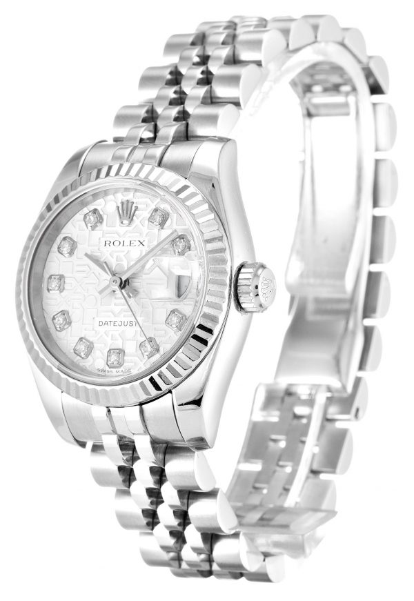 Rolex Datejust Lady 179174 Ladies 26 Mm Steel & White Gold Case Automatic Movement - Image 2