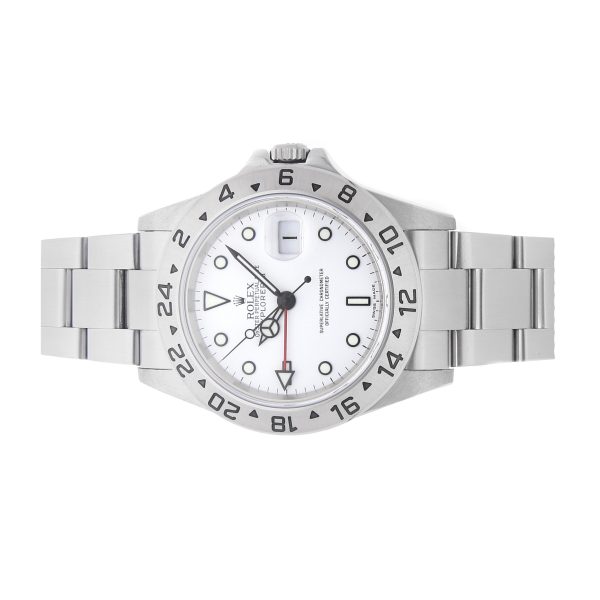 Men Dial White Rolex Explorer Ii 16570 Solid Mechanical Automatic - Image 2