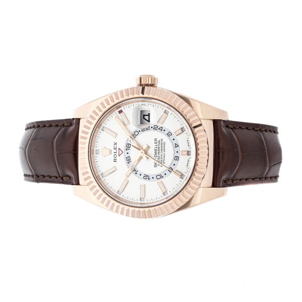 Dress Men Rolex Sky-dweller 326135 Dial Silver Mechanical Automatic - Image 2