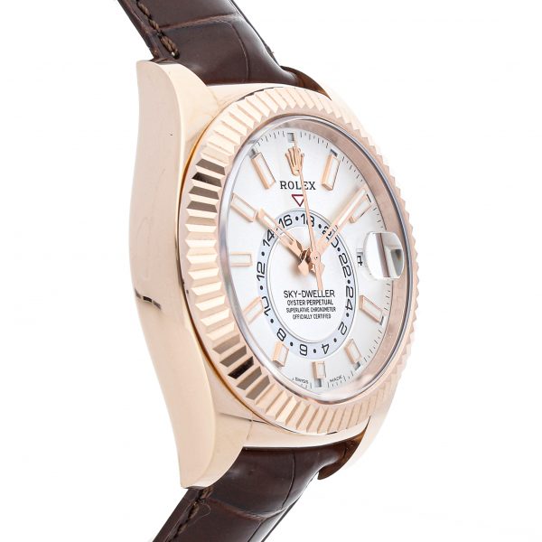 Dress Men Rolex Sky-dweller 326135 Dial Silver Mechanical Automatic - Image 4