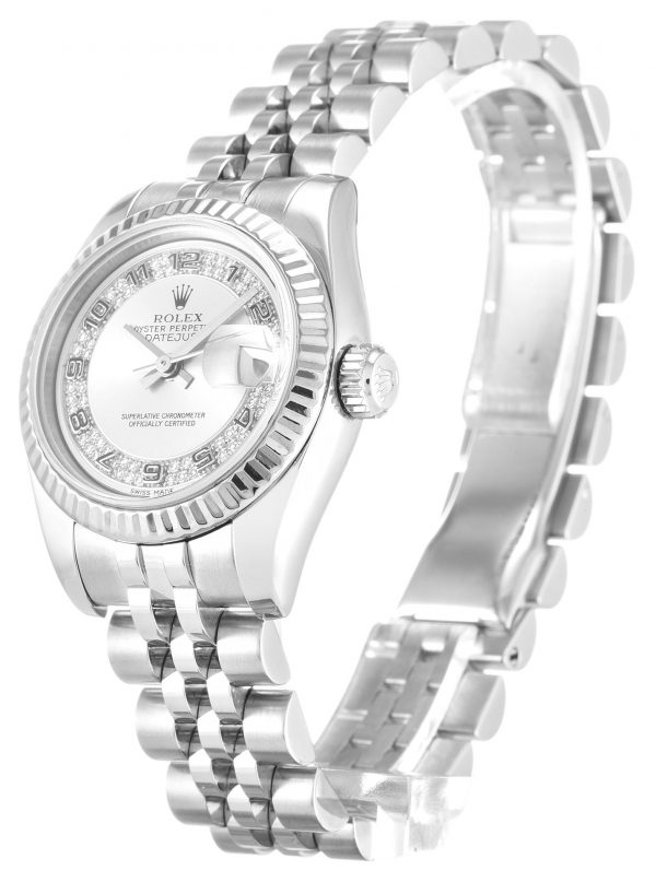 Rolex Datejust Lady 179174 Ladies 26 Mm Steel & White Gold Case Automatic Movement - Image 2
