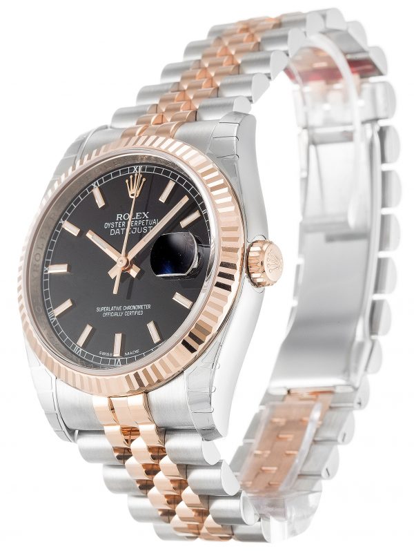 Rolex Datejust 116231 Mens 36 Mm Steel & Rose Gold Case Automatic Movement - Image 2
