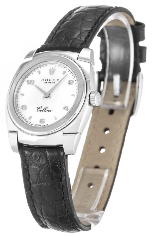 Rolex Cellini 5310 Ladies 25 Mm White Gold Case Quartz Movement - Image 2