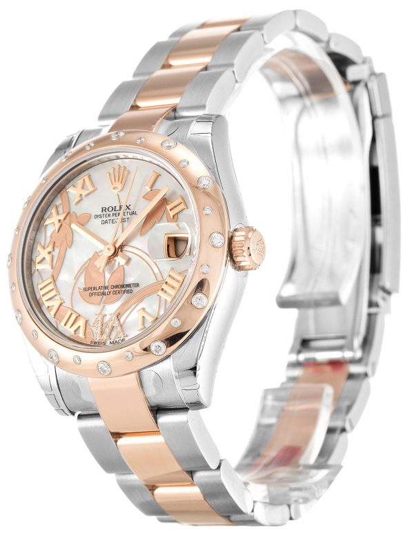 Rolex Datejust Lady 178341 Ladies 31 Mm Rose Gold & Steel Set With Diamonds Case Automatic Movement - Image 2