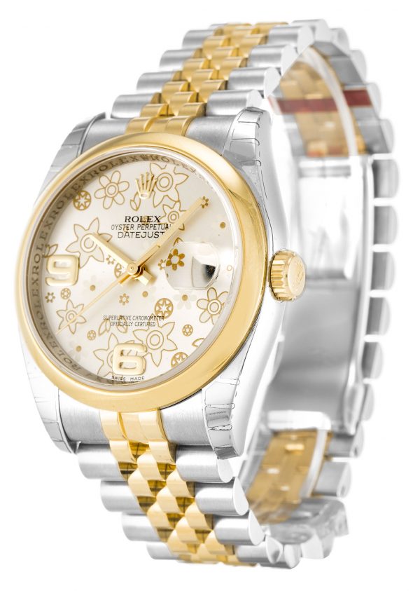 Rolex Datejust 116203 Unisex 36 Mm Steel & Yellow Gold Case Automatic Movement - Image 2
