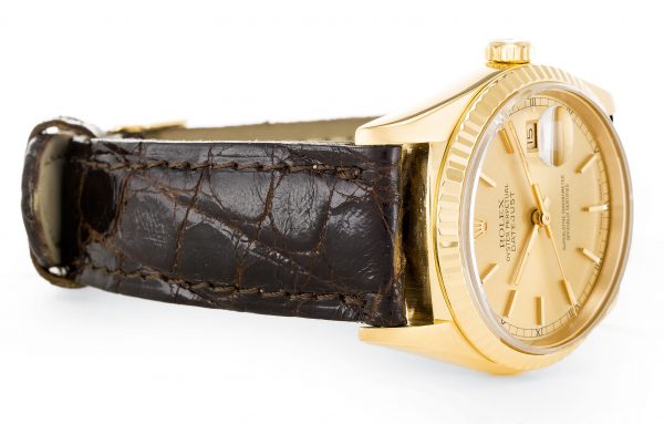 Rolex Datejust 16238 Mens 36 Mm Yellow Gold Case Automatic Movement - Image 4