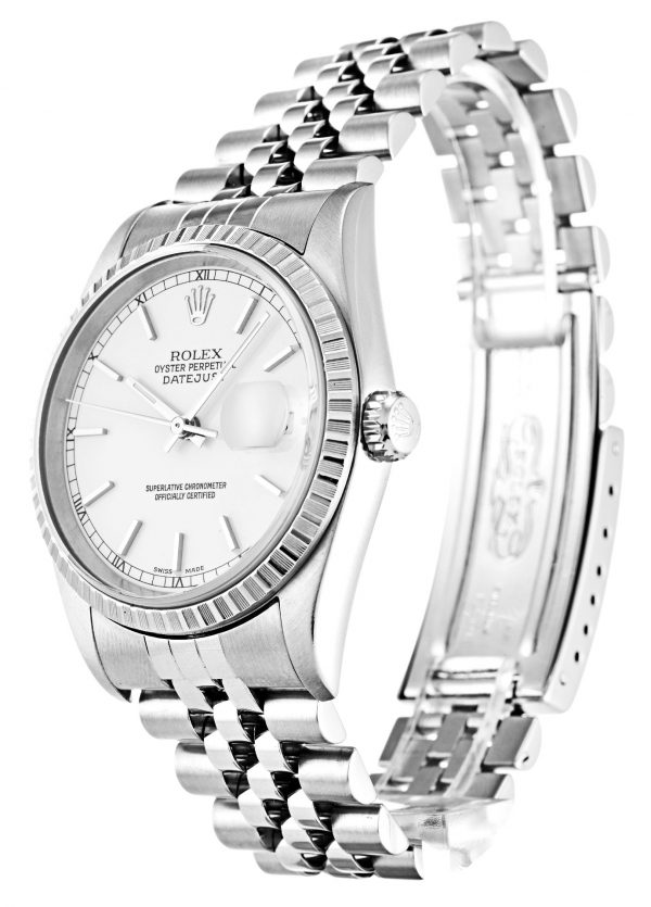 Rolex Datejust 16220 Unisex 36 Mm Steel Case Automatic Movement - Image 2
