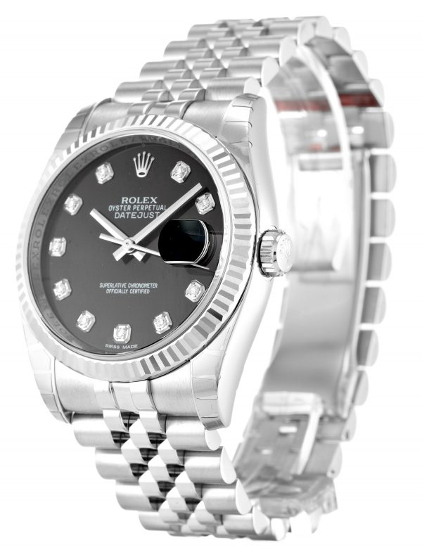 Rolex Datejust 116234 Mens 36 Mm Steel & White Gold Case Automatic Movement - Image 2