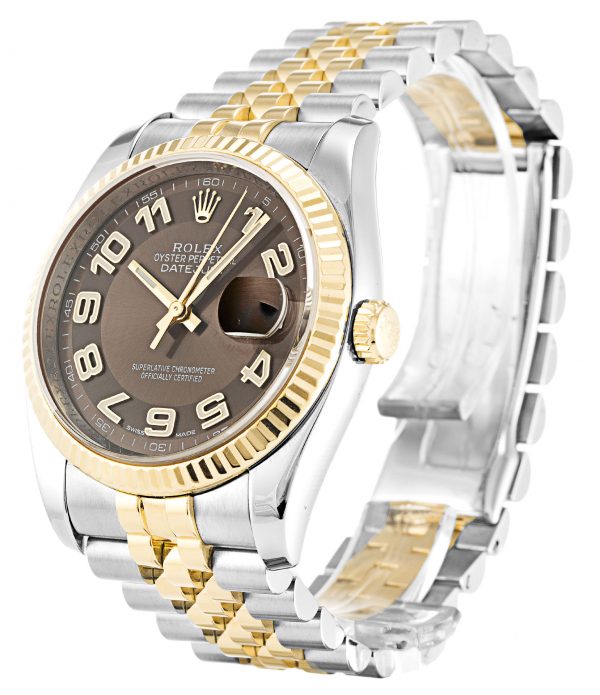 Rolex Datejust 116233 Mens 36 Mm Steel & Yellow Gold Case Automatic Movement - Image 2