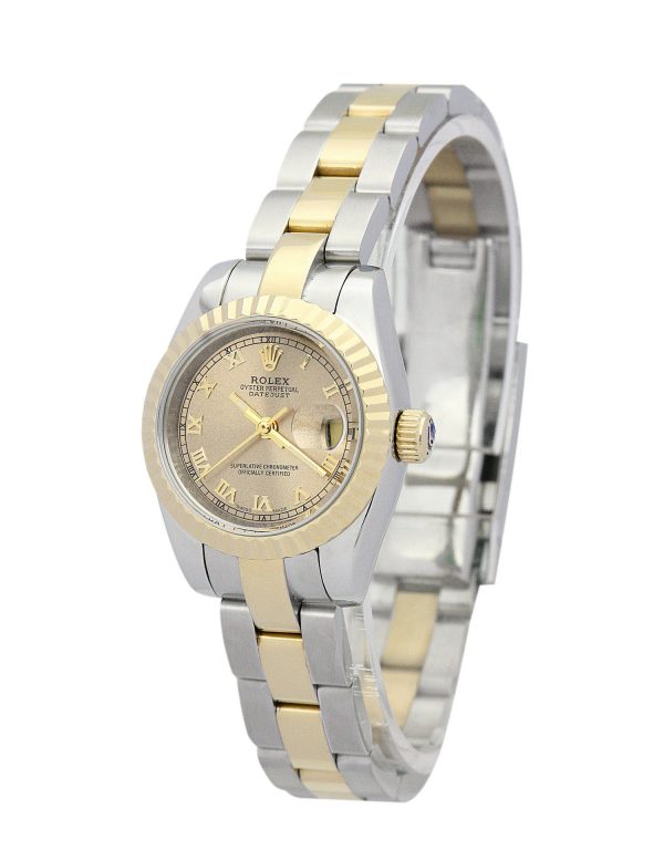 Rolex Datejust Lady 179163 Ladies 26 Mm Steel & Yellow Gold Case Automatic Movement - Image 2