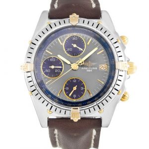 Breitling Chronomat B13047 Mens 38 Mm Steel & Yellow Gold Case Automatic Movement