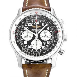 Breitling Cosmonaute A22322 Mens 41.5 Mm Steel Case Quartz Movement