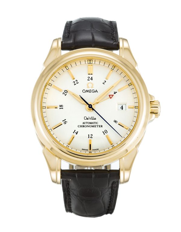 Omega De Ville Co-axial 4633.30.31 Mens 38.7 Mm Yellow Gold Case Automatic Co-axial Movement