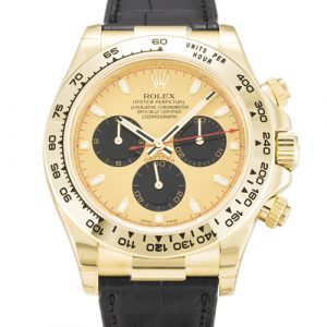 Rolex Daytona 116518 Mens 40 Mm Yellow Gold Case Automatic Movement