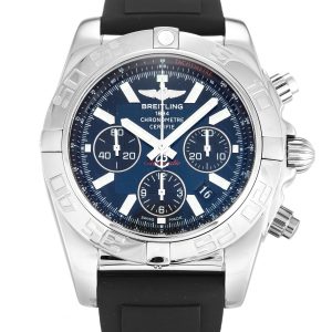 Breitling Chronomat 44 Ab0110 Mens 43.5 Mm Steel Case Quartz Movement