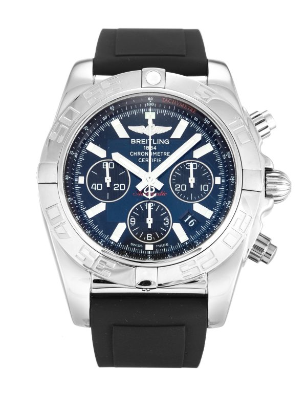 Breitling Chronomat 44 Ab0110 Mens 43.5 Mm Steel Case Quartz Movement