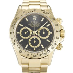 Rolex Daytona 16528 Mens 40 Mm Yellow Gold Case Automatic Movement