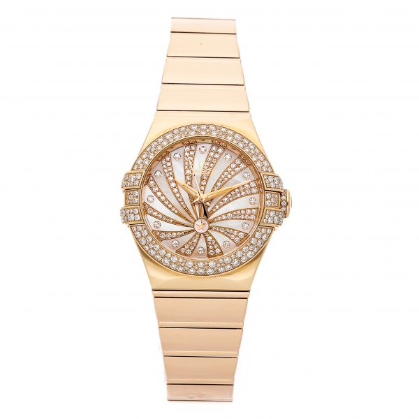 Dress Ladies Case 31mm Omega Constellation 123.55.31.20.55.010 Dial Diamond