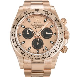 Rolex Daytona 116505 Mens 40 Mm Rose Gold Case Automatic Movement